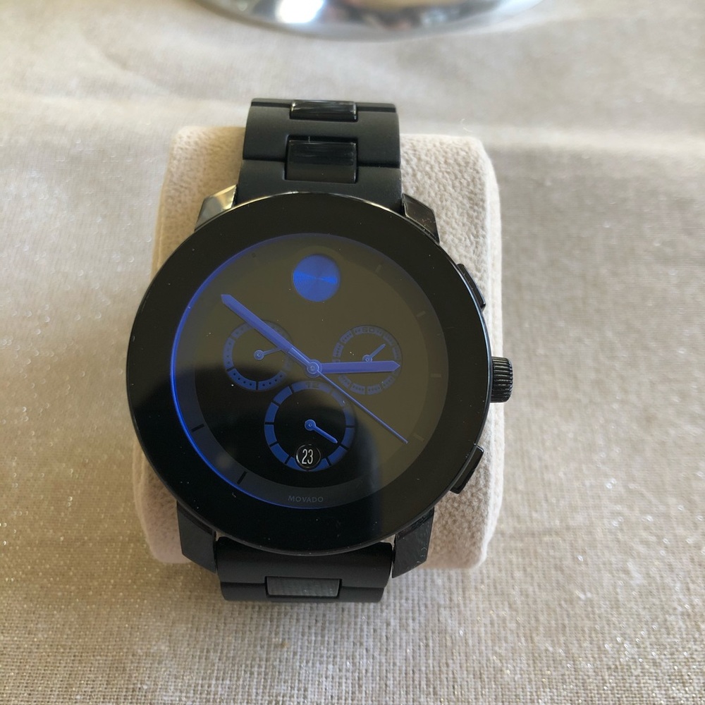 Movado Bold black watch